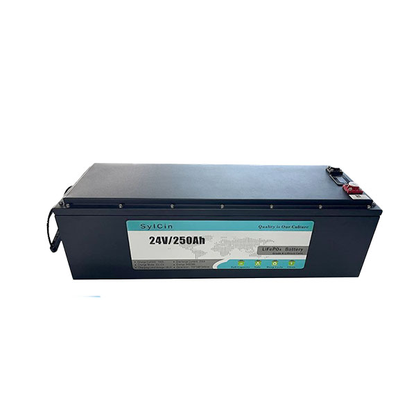24V 250Ah lithium lawn mower battery.